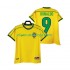 Camisola Brasil RONALDO 9 Retro Homem Equipamento Primeiro 1998 Manga Curta